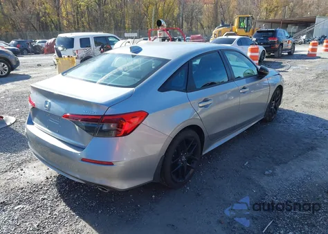 2022 Honda Civic Sport из США, поврежденный, VIN 2HGFE2F58NH577387
